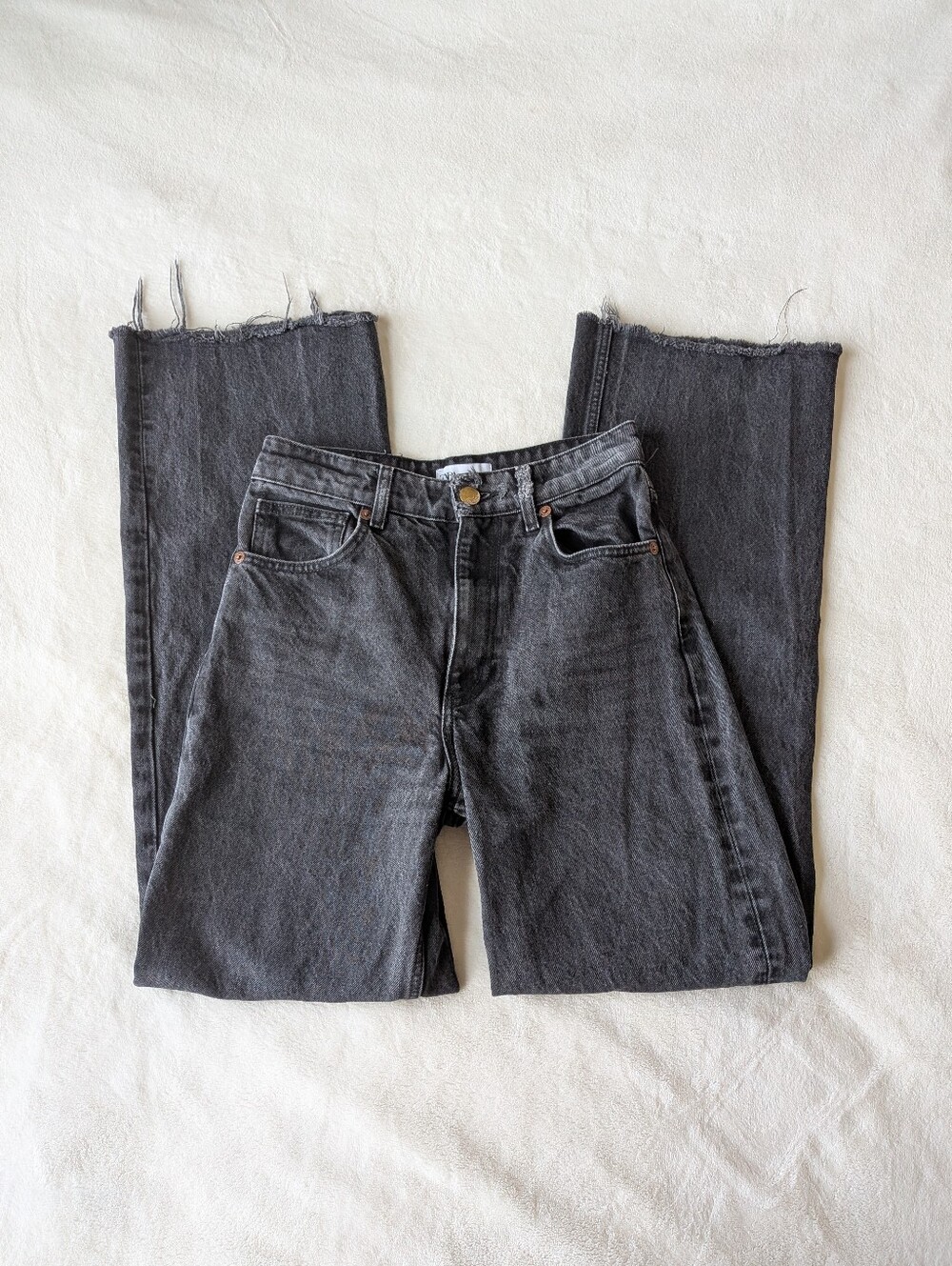 Zara High Waisted Wide Leg Jeans